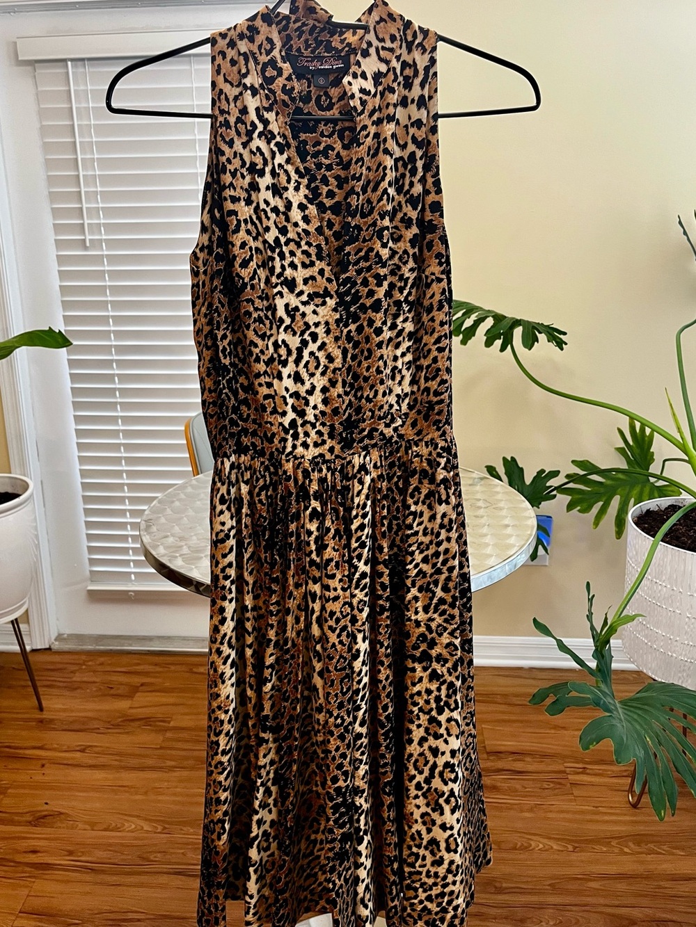 Trashy Diva Streetcar Dress in Leopard EUC